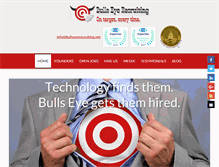 Tablet Screenshot of bullseyerecruiting.net